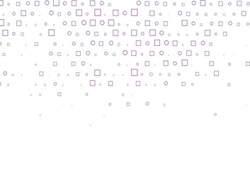 Light Purple vector backdrop with dots, spots, cubes.