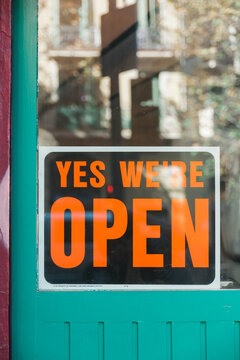 Yes, we're open