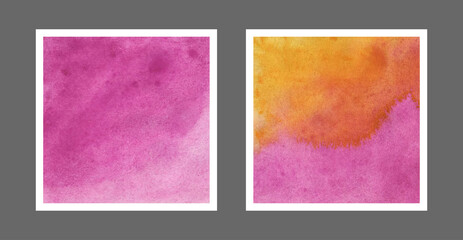 Watercolor texture background collection