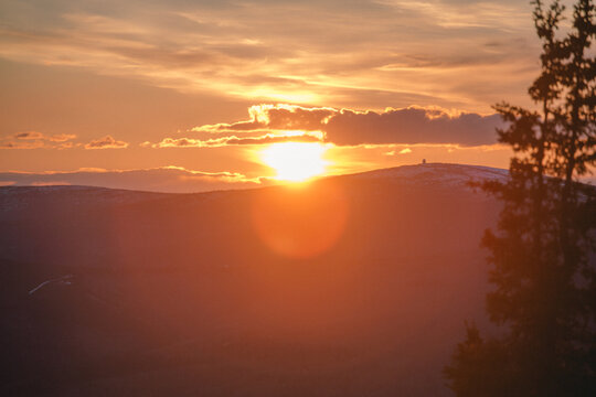 Ester Dome Sunset 1