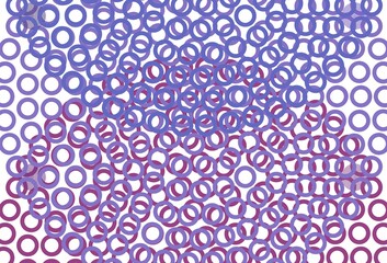 Light Purple, Pink vector pattern with spheres.