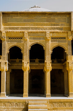 The Tomb Of Isa Khan Tarkhan II, Built On A Stone Carved Platform, Makli, Sindh, Pakistan