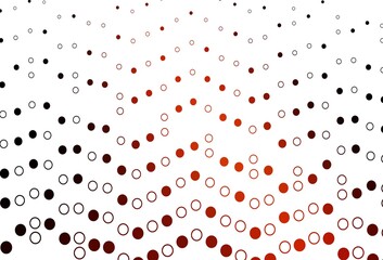 Light Red vector cover with spots.