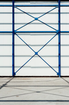 Steel construction background