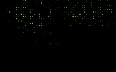 Dark Green vector layout with circle shapes. Abstract illustration with colored bubbles in nature style. Pattern for beautiful websites.