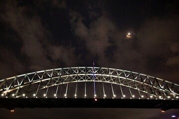 Fototapeta na wymiar Sydney Hafen bei Nacht
