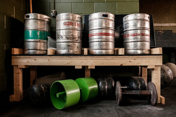 Implements commonly used by strongmen.