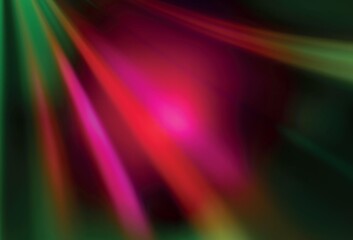 Dark Pink, Green vector blurred and colored pattern.