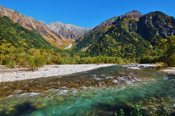 秋景色　信州 上高地