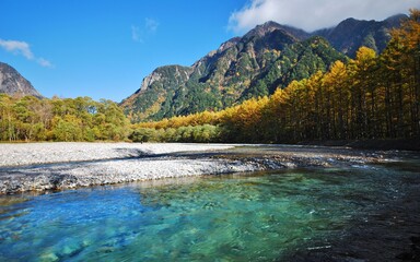 秋景色　信州 上高地