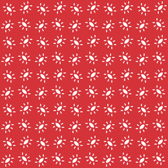 Vector seamless pattern texture background with geometric shapes, colored in red, white colors.
