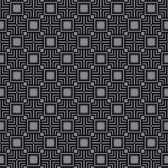 Vector seamless pattern texture background with geometric shapes, colored in black, grey colors.