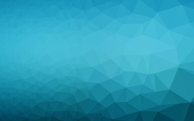 Dark BLUE vector shining triangular background. Shining colored illustration in a Brand new style. Brand new style for your business design.