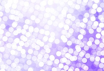 Light Purple vector background with bubbles.