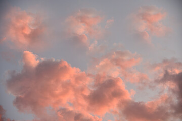 Stormy sky and beautiful clouds