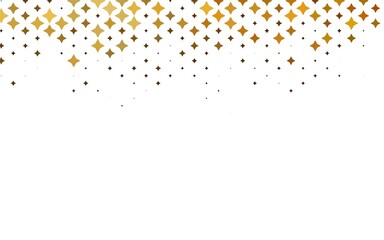 Light Yellow, Orange vector background with colored stars. Decorative shining illustration with stars on abstract template. The pattern can be used for new year ad, booklets.