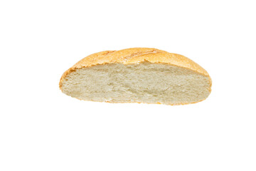 Slice bread isolated on white background