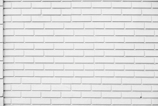 Fototapeta white brick wall