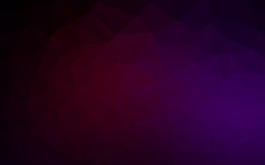 Dark Purple vector blurry triangle template. Modern geometrical abstract illustration with gradient. Polygonal design for your web site.