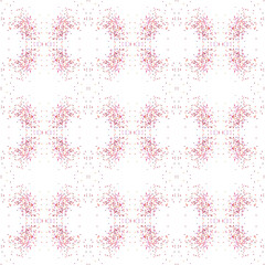 seamless pattern of shiny multi-colored confetti stars