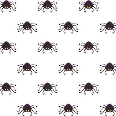 halloween spiders animals pattern background