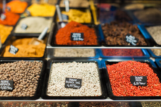 Spices in Barcelona Market