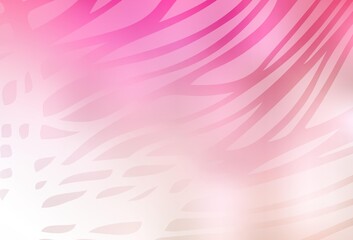 Light Pink, Yellow vector blurred shine abstract texture.