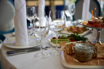 Fototapeta premium table setting for a dinner