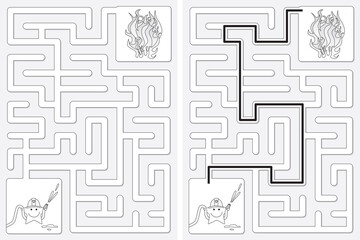 Easy little star maze