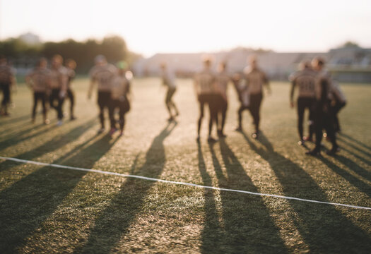 American football players