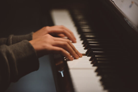 Piano Playing Hands