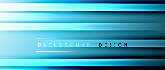 Obraz premium Bright gradient neon lines abstract background