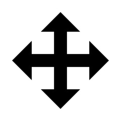 Arrow pointer cursor icon v5. Internet flat icon symbol for applications.