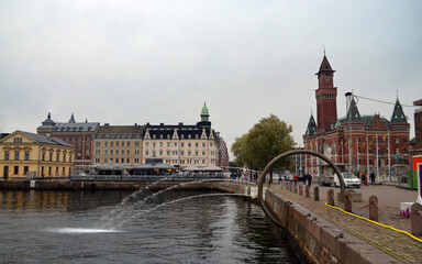 Fototapeta premium Sweden - Helsingborg by the Sea