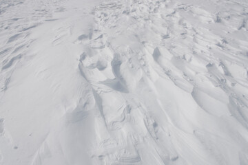 Antarctica on a cloudy winter day