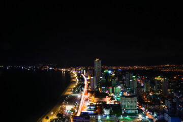 Obraz premium Nha Trang City in night