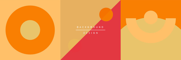 Neo memphis geometric pattern with circles, squares and lines. Pop art abstract background for covers, banners, flyers and posters and other templates