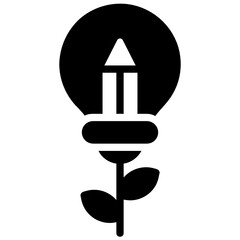 
Trendy icon of eco energy, renewable energy
