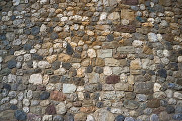 Wall texture with stone masonry.