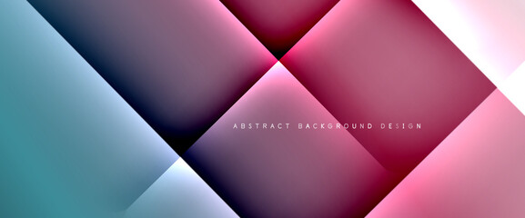 Obraz premium Fluid gradients with dynamic diagonal lines abstract background. Bright colors with dynamic light and shadow effects. Vector wallpaper or poster