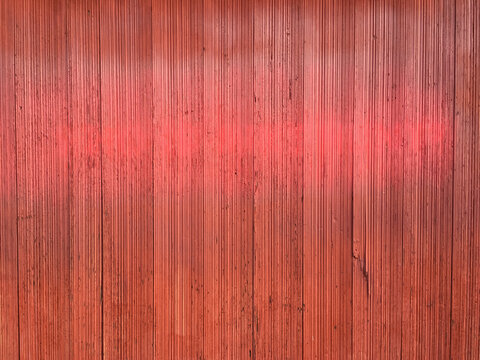Painted red wall
