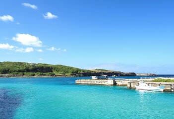 Fototapeta na wymiar 沖縄県･与那国島･祖納港