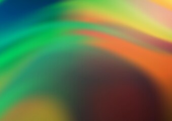 Light Green, Red vector blurred and colored background. Colorful abstract illustration with gradient. The elegant pattern for brand book.