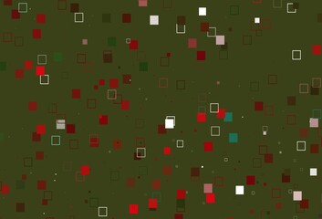 Light Green, Red vector texture with rectangular style.
