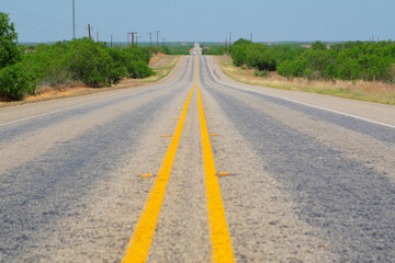 テキサスの1本道