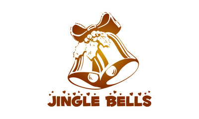 Christmas Greeting with Christmas Bells for print or use as poster, card, flyer or T Shirt