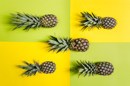 Five pineapples