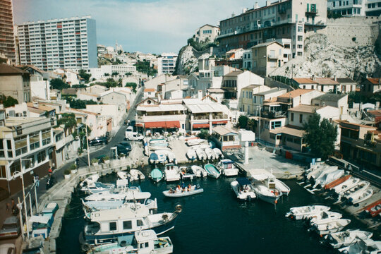 A fishing harbour in Marseilles