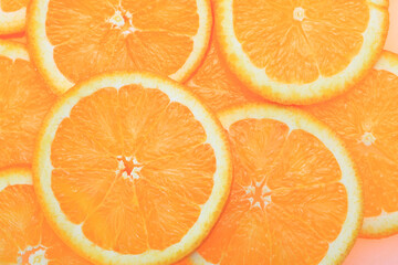 オレンジの輪切り