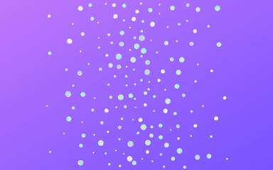 Rainbow Dot Top Blue Background. Holographic 